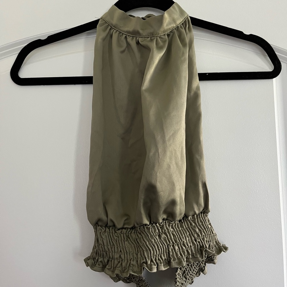 Brandy Melville Open Back High Neck